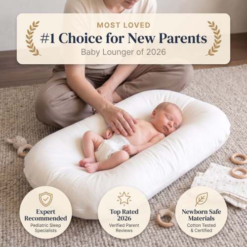 Little Manta Pastel Baby Lounger Pillow