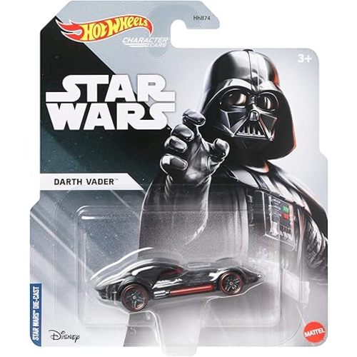 Star Wars Hot Wheels Character Cars Darth Vader Diecast Car