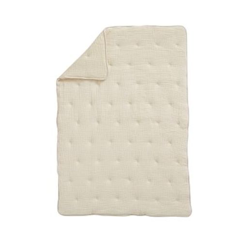 Cuddle Me Muslin Baby/Toddler Quilt, Sand, 36"W x 50"L