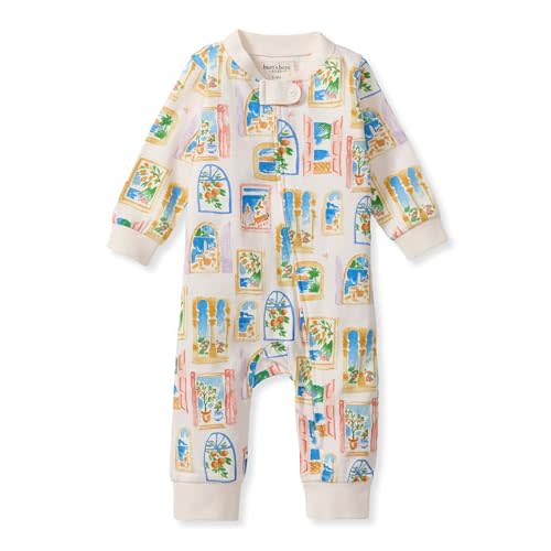 Burt's Bees Baby Unisex Sleep and Play Pajama, Footless One-Piece Zipper PJ | Soft organic cotton footed sleep & play features a loose, relaxed fit and 2-way zipper for easy nighttime changes