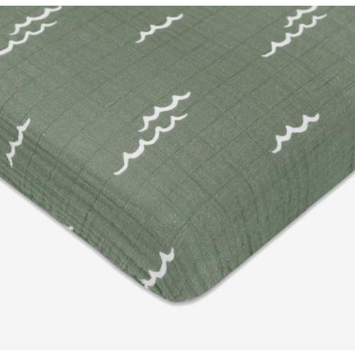 All-Stages Midi Crib Sheet - Ocean Wave