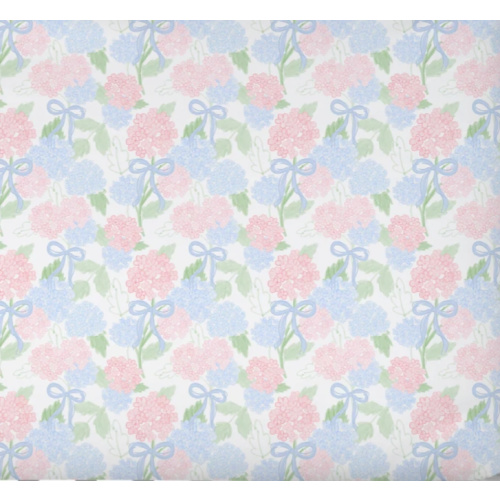 Crib Sheet | Hydrangea Bow