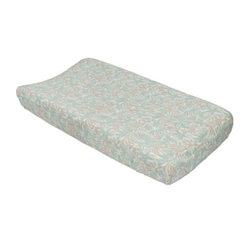 Crane Baby Cotton Quilted Changing Pad Cover - Sea Life Print: Animal Starfish Pattern, 32" Length, 16" Width, 0.25 lbs