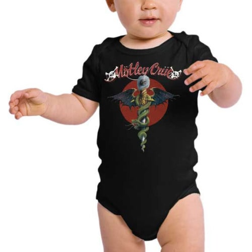Motley Crue- Dr Feelgood on a black onesie (Sale price!)