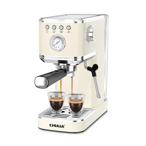 CHULUX Semi Auto Espresso Machine, JH-C5010, Creamy