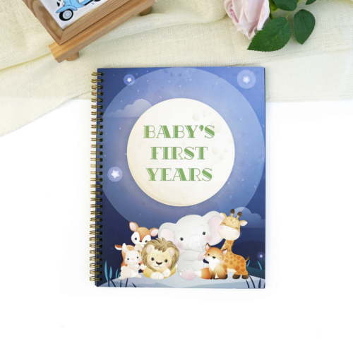 Baby Memorys Book First Year Book Pregnancy Book Record Important Milestones Photos Keepsake Newborn Scrapbook For Girl