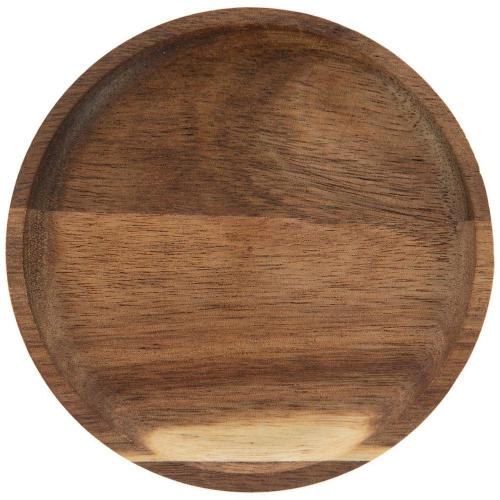 Round Acacia Wood Plate