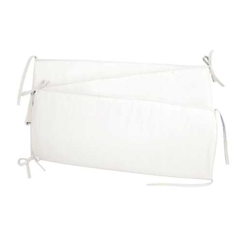 Solid bumper pads - white