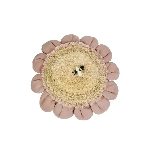 Lorena Canals - Floor Cushion Pink Daisy