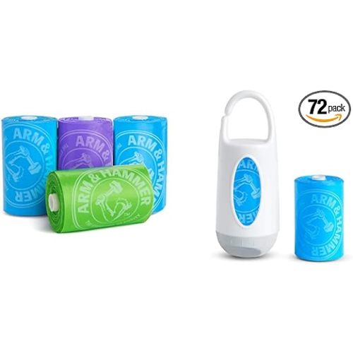 Munchkin® Arm and Hammer Diaper Bag Dispenser and 72 Diaper Disposal Bags - 73 Piece Set - Dispenser + 72 Bags