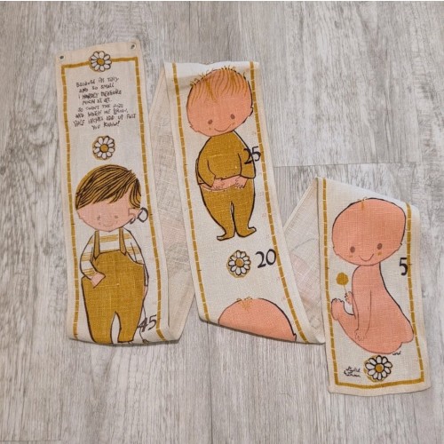 Vintage Linen Children’s Growth Chart