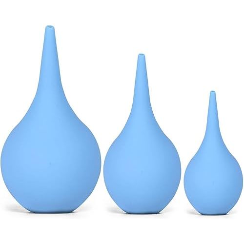 3 Pack Hand Bulb Ear Syringes in 3 Sizes for Kids Adults Pets