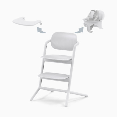 Cybex LEMO 2 High Chair 3-in-1 Set - All White
