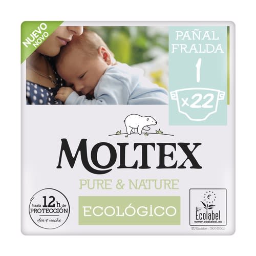Diapers Moltex Pure & Nature T1 (2-5 kg)