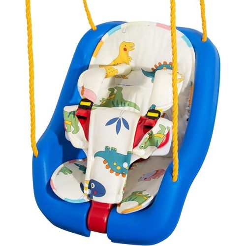 Toddler Swing Cushion - FEISIKE Baby Swing Outdoor Seat Insert Pad Compatible with Little Tikes Swings for Toddlers Age 1-3, Detachable and Washable(Swing Not Included)-AMB241