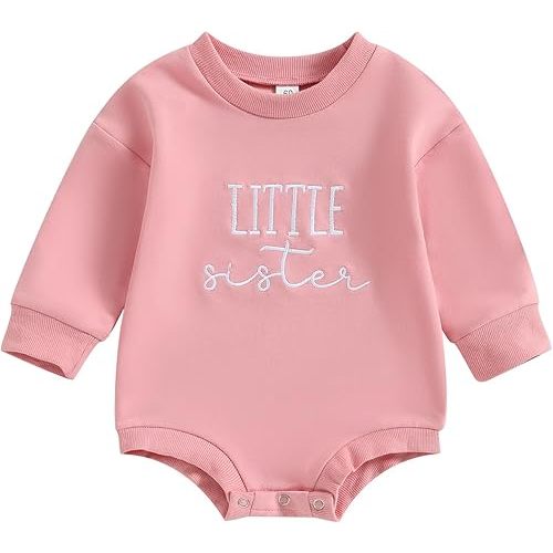 Big Brother Little Brother Matching Outfits Toddler Baby Boy Crewneck Sweatshirt Pullover Shirt Fall Clothes