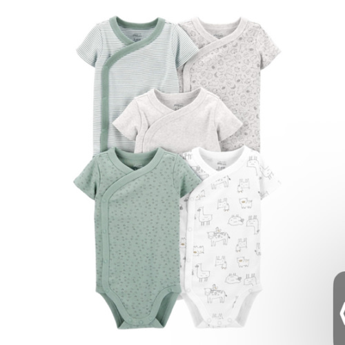 Simple Joys by Carter's unisex-baby 5-pack Side Snap Short-sleeve Bodysuit