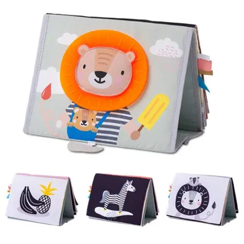 Taf Toys Tummy Time Book Savannah | Baby Bunting