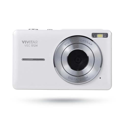 Vivitar Popnap Digital Camera, White, 16X Zoom, 1080p, Micro SD, Single Pack