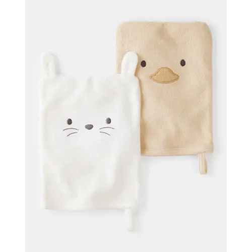 Baby 2-Pack Washcloths - Yellow | Carter's