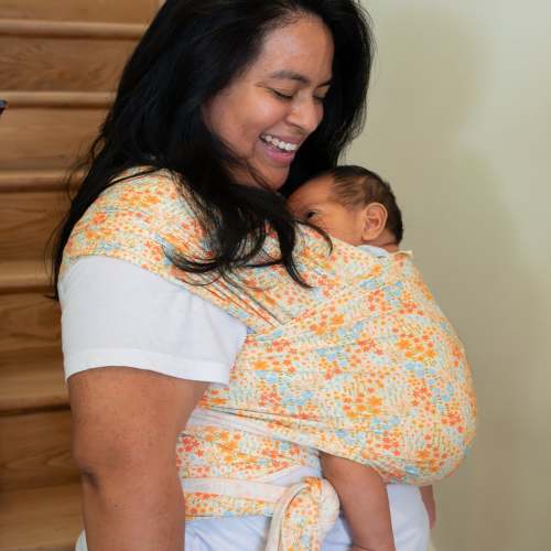 Bloom Baby Wrap | Soft & Supportive Organic Baby Carrier by hope&plum