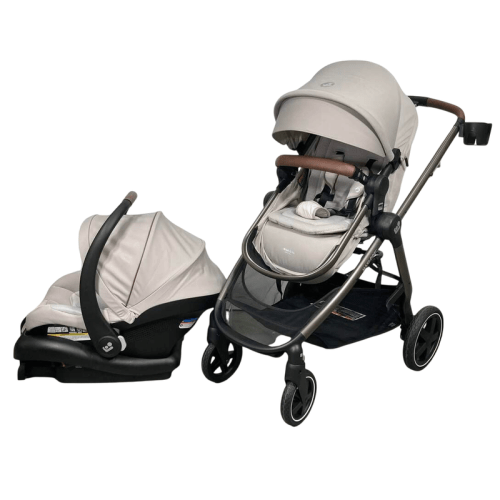 Maxi-Cosi Zelia2 5-in-1 Modular Travel System, New Hope Tan, 2025