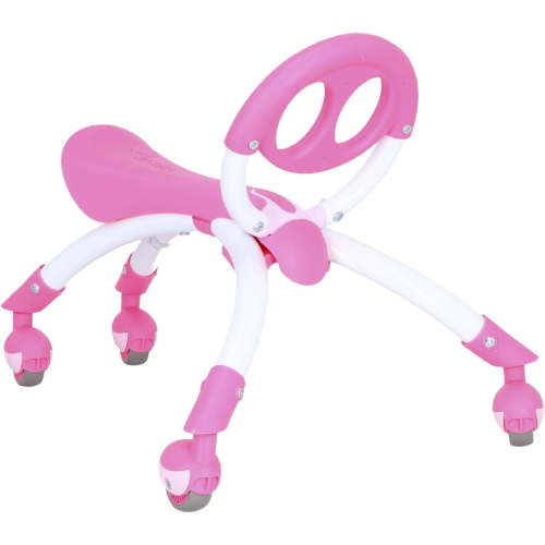 Pewi Ybike Ride On Toy and Walking Buddy Baby Walker, Pink