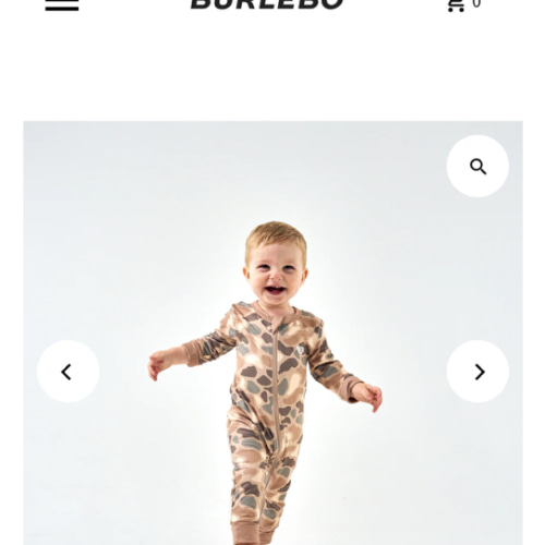 Baby Zip Up - Pintail Camo – BURLEBO