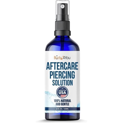 BodyJ4You Piercing Aftercare Spray - Sea Salt Sterile Saline Solution Mist