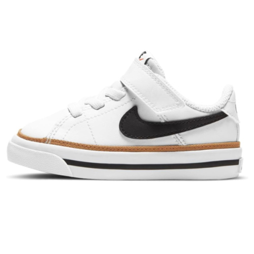 Amazon.com | Nike Unisex Kids Court Legacy, White/Black/Desert Ochre/Gum Light Brown, 6C | Sneakers