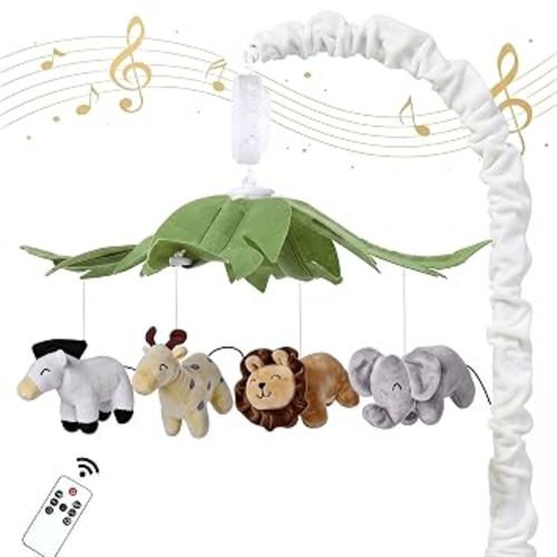 Baby Crib Mobile with Music for Boys and Girls