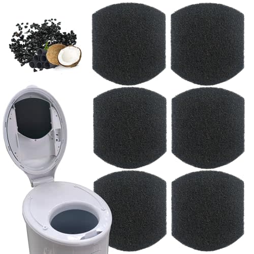 PurifyLogix Diaper Pail Deodorizers Activated Charcoal Filter Refills Compatible with Ubbi Diaper Pail | 6 Pack Carbon Filter | Precise fit | Thickened | Natural, Odor Eliminator, Keep Home Fresh