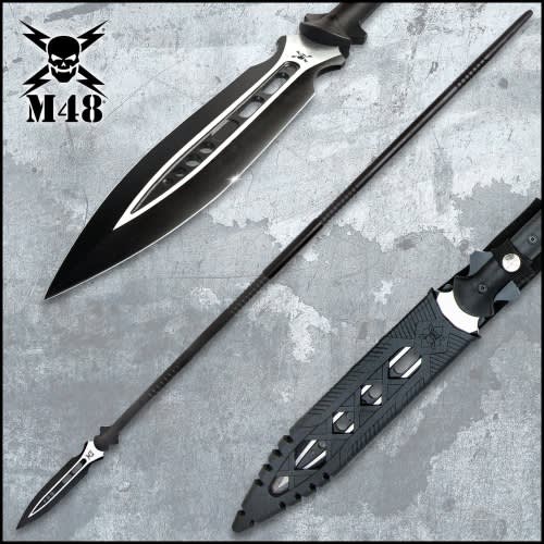 M48 Magnum Spear | 10 3/4” stainless steel blade | 65 1/2” overall | Vortec sheath included