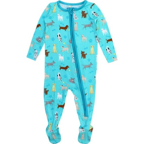 SoftSnooze Baby Boys One Piece Footie Pajamas, 0-3M