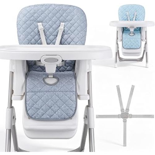 SiliFine Baby High Chair Cover & 5-Point Harness Strap,Straps