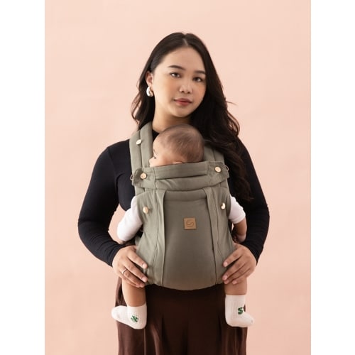 Khaki - Comfort Fit Ergonomic Adjustable Baby Carrier