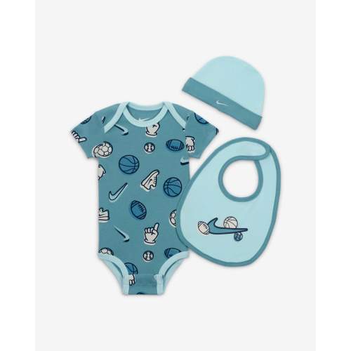 Nike Everyone From Day One Baby (0-9M) 3-Piece Bodysuit Set. Nike.com