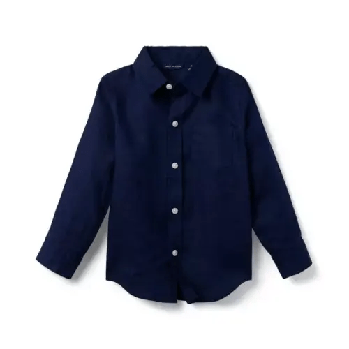 Boy Merchant Marine The Linen Shirt by Janie and Jack