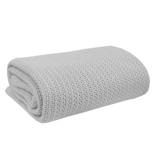 Organic Cotton Blanket - Gray | Soft & Luxurious