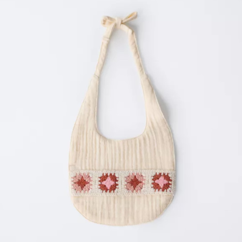 TEXTURED CROCHET BIB - Mustard | ZARA United States