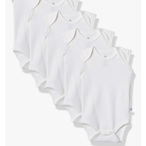 HonestBaby Multipack Sleeveless and Cami Bodysuits One-Piece 100% Organic Cotton for Infant Baby Boys, Girls, Unisex
