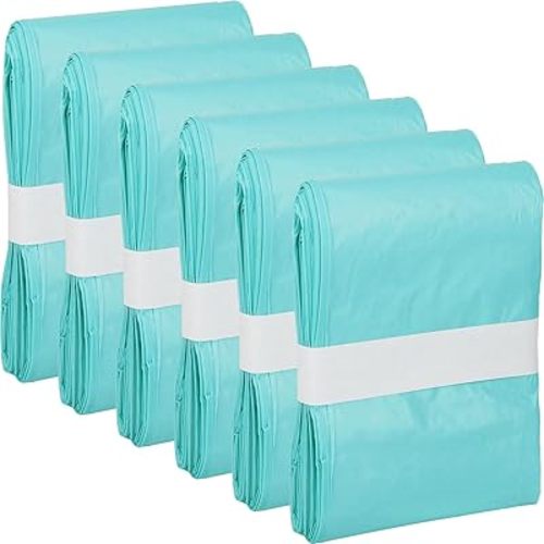 6 Pack Baby Diaper Liner Refills Compatible with Dekor Mini Diaper Pail, Strong Durable Diaper Pail Refills with Fresh Baby Powder Scen