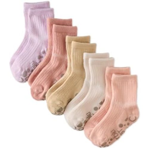 Butterblu Baby Zuri 5-pack Cozy Socks Sustainably Made for Infant, Newborn Baby, Toddler, Kids Boys, Girls