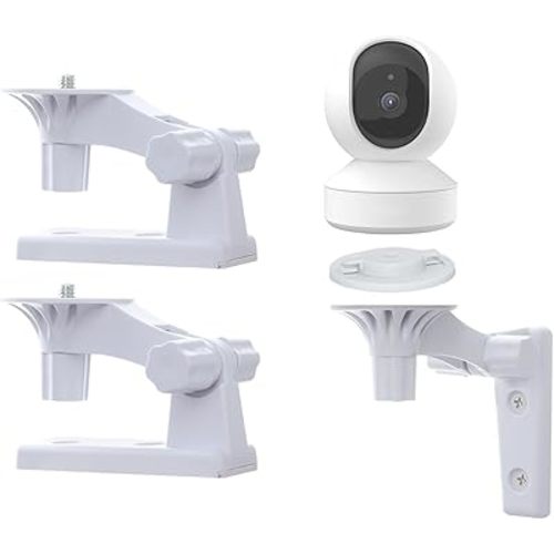 2 Pack Wall Mount Compatible with Reolink E1/E1 Pro Camera, Adjustable Wall Mount Bracket Indoor and Outdoor Security Mount 180 Degree with 1/4 inch Thread(Camera is NOT Included)