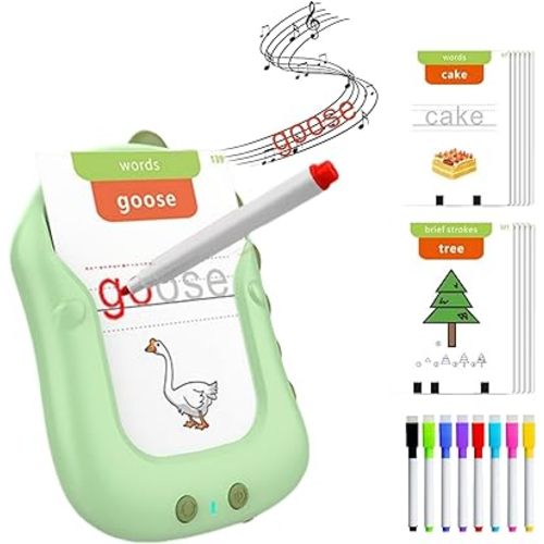 Montessori Talking Flash Cards for Toddlers - 224 Sight Words Educational Learning Toys, Speech Therapy Autism Sensory Toys for Kids Ages 3-8, Interactive Flashcards for Boys & Girls