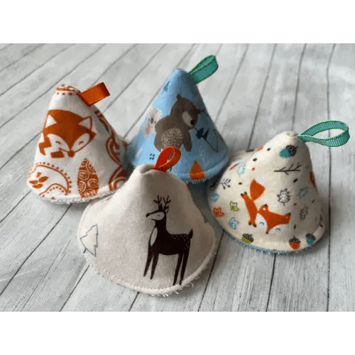 Peepee Teepee - Tinkle Tent Baby cotton Flannel Boy Shower Gift Diaper Cover, Sprinkle Protection - set of 6 with various animals