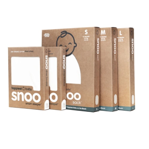 SNOO Sleep Sack Bundle in Small, Medium, Large Sizes and Sheets – Happiest Baby