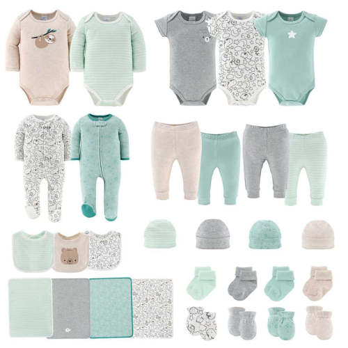 Restful Basics Baby Layette Gift Set, 30 Piece
