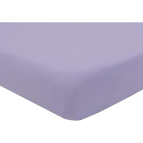 Kyte Baby Soft Crib Sheet - Standard Fitted Crib Sheet Made with Rayon from Bamboo, Ultra-Gentle and Breathable (Taro)