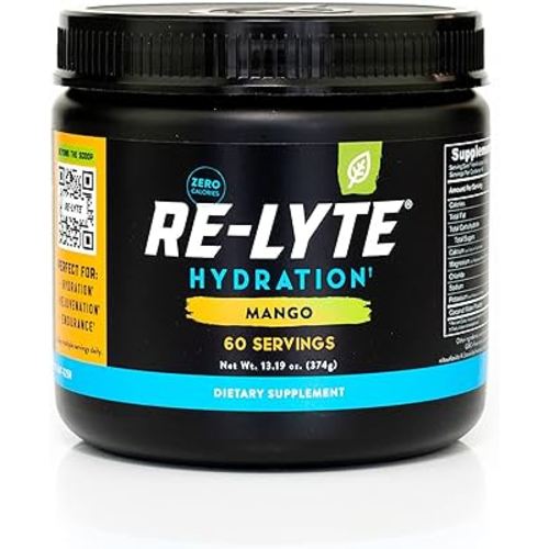 Amazon.com: REDMOND Re-Lyte Hydration Electrolyte Powder Mix (Mango) : Health & Household